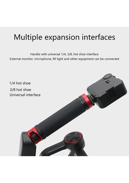 Weebıll Lab/s Gimbal Sabitleyici El Tutacağı Için Hızlı Çıkarma Tutacağı 1/4 Inç 3/8 Inç Montaj Deliği Soğuk Ayakkabı (Yurt Dışından) fırsatları