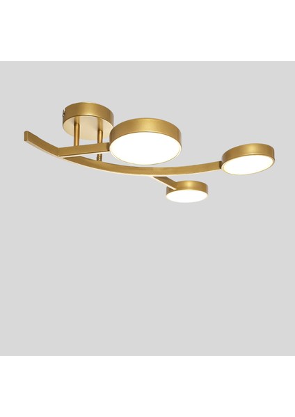 Avize Leyla Ledli Dekoratif Modern Enerji Tasarruflu 3 Renk Işık Oturma Odası Salon Mutfak