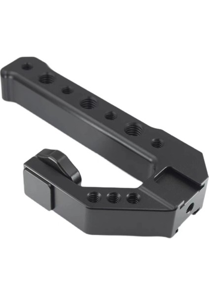 Evrensel Dslr Kamera Teçhizatı Üst Sap Üç Soğuk Ayakkabı Adaptörü LED Işık Mikrofon Metal Peynir Sapı Tutacağı (Yurt Dışından)