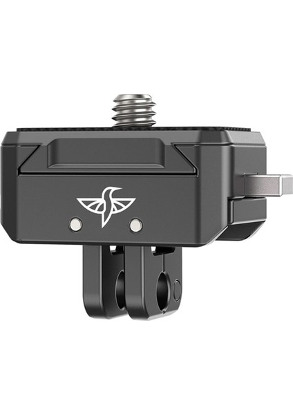 Ulanzi R072 Alüminyum Hızlı Çıkarma Montaj Adaptörü Tabanı Montaj Plakası Manyetik Aksiyon Kamera Montajı 1/4 Inç Arayüzlü (Yurt Dışından)