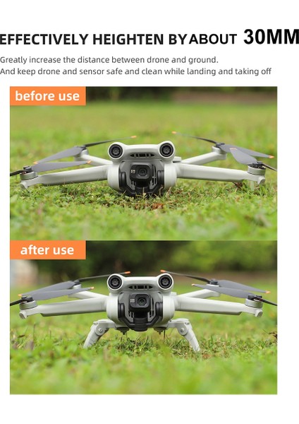 Sunnylife Djı Mini 3 Pro Katlanabilir Iniş Takımı Ayağı Yükseltme Mini 3pro Drone Ayak Standı Destek Koruyucu Aksesuarları-Gri (Yurt Dışından) fiyatları