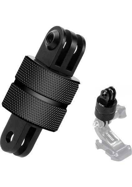 Gopro 12 Aksesuarları Için Metal Adaptör 1/4 Inç Alüminyum Tripod Alaşım Montajı 360 Derece Döndürme Tipi (Yurt Dışından)