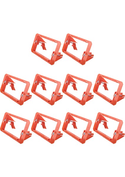 Alçak Gerilim Montaj Braketi 1'li Çok Amaçlı Alçıpan Montaj Duvar Plaka Braketi - (Tekli, 10'lu Paket) (Yurt Dışından) fiyatları