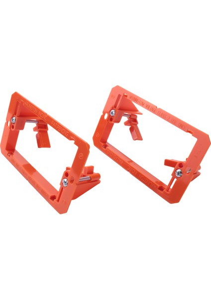 Alçak Gerilim Montaj Braketi 1'li Çok Amaçlı Alçıpan Montaj Duvar Plaka Braketi - (Tekli, 10'lu Paket) (Yurt Dışından) modelleri