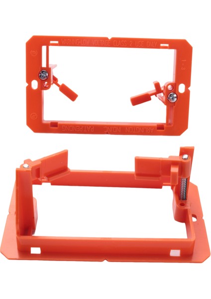 Alçak Gerilim Montaj Braketi 1'li Çok Amaçlı Alçıpan Montaj Duvar Plaka Braketi - (Tekli, 10'lu Paket) (Yurt Dışından) fırsatları