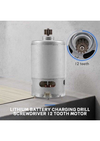 Dc Motor 18 V Çocuklar Için Elektrikli Araba, Rc Ride, Bebek Arabası Elektrik Motoru RS550 Şanzıman 12 Diş Motor (Yurt Dışından) indirimleri