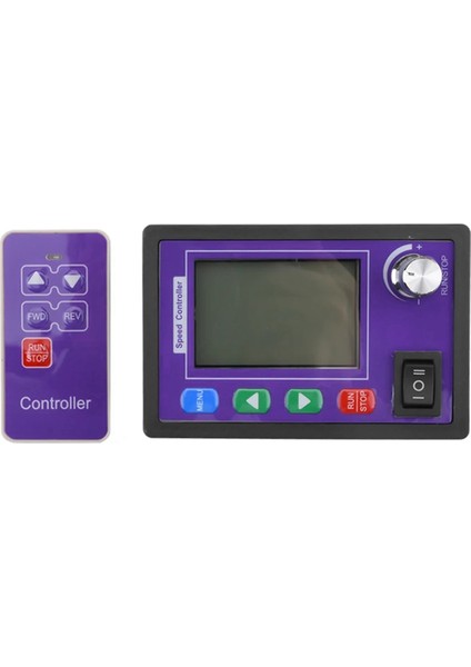 LCD Ekran Motor Hız Kontrol Cihazı Kablosuz Uzaktan Kumanda Pwm Dc Fırça Motor Kontrol Cihazı DC10-55V 30A Voltmetre Test Cihazı (Yurt Dışından)