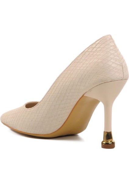 Pierre Cardin PC-54022 Z Beyaz Ince Topuk Hafif Kadın Abiye Ayakkabı fırsatları