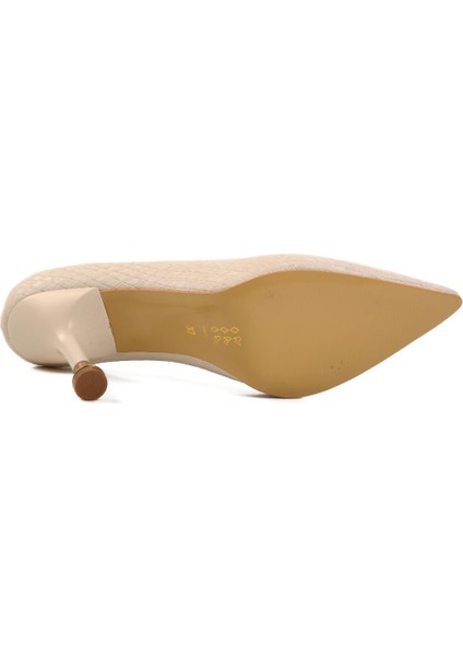 Pierre Cardin PC-54022 Z Beyaz Ince Topuk Hafif Kadın Abiye Ayakkabı indirimleri