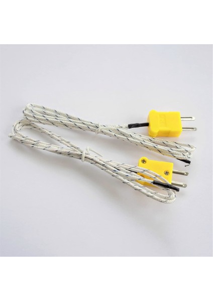Mini Tip K Termokupl Konnektörü Erkek Fiş Adaptörü Yüksek Sıcaklık 120℃ (248℉) Termokupl Sensör Probları Için (Yurt Dışından)