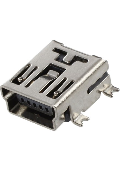 Yedek Mini USB Tip B Dişi 5 Pin Pcb Kartı Montaj Jakı Şarj Konnektörü 10 Adet (Yurt Dışından)