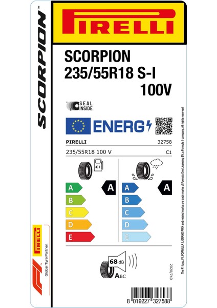 235/55 R18 100V S-I Scorpıon Oto Yaz Lastiği (Üretim Yılı:2024) fiyatları