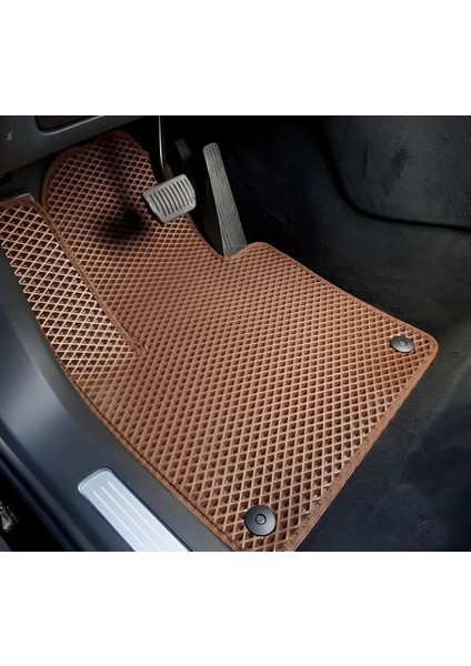 Renault Modus Uyumlu Araca Özel Akıllı Paspas Eva Paspas Hücreli Paspas Turuncu