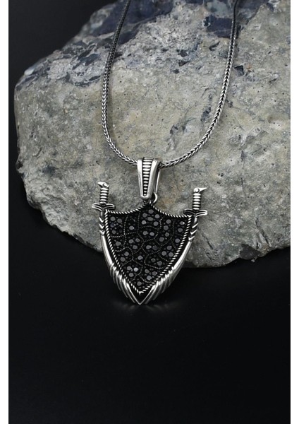 Kalkan Kılıc Gümüş Kolye Zincir 925 Ayar 901569 fiyatları