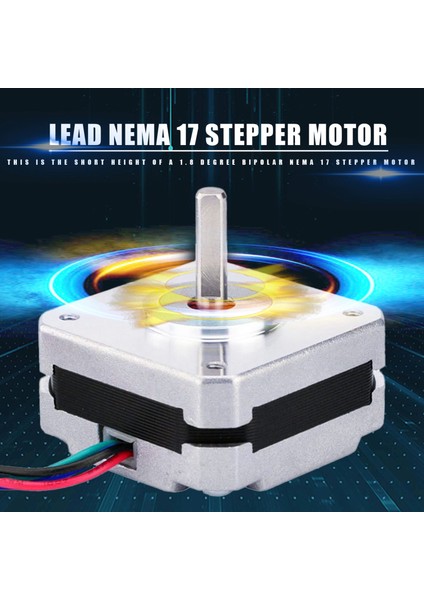 Adet 17HS08-1004S 4-Lead Nema 17 Step Motor 20MM 1A 13NCM(18.4OZ.IN) 42 Motor NEMA17 Step Diy 3D Yazıcı Cnc Xyz (Yurt Dışından)
