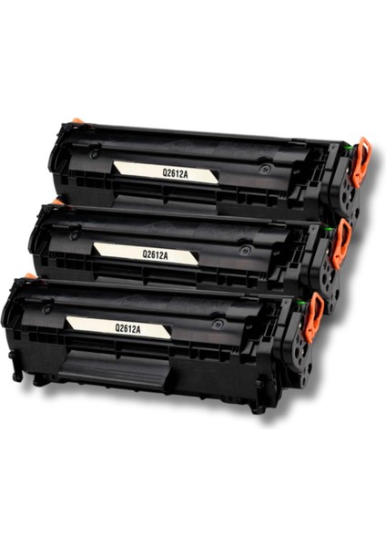Hp Q2612A / FX10 / CRG-703 Uyumlu Muadil Toner 3'lü Avantajlı Set | 1010/1015/1022N/M1005/M1319F/3015/3030/30503055 |