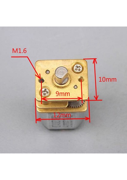 N20 Mikro Dişli Motor 6V Metal Şanzıman Dişli Motoru (Yurt Dışından) fırsatları