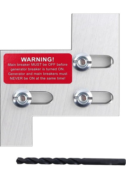 150 Veya 200 Amperlik Paneller Için Jeneratör Kilit Takımı. Ana ve Dal Kesiciler Arasında 1 1/4 Inçlik Boşluk (Yurt Dışından)
