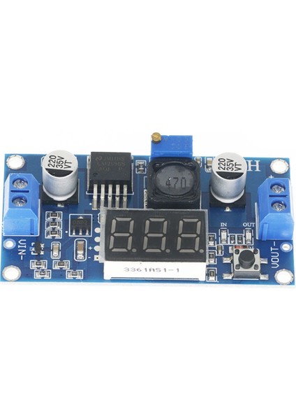 3 Adet LM2596 Dc-Dc Gerilim Ayarlanabilir Düşürücü Dönüştürücü Voltaj Regülatörü LED Ekran Voltmetre 4.0-40V 1.25-37V (Yurt Dışından)
