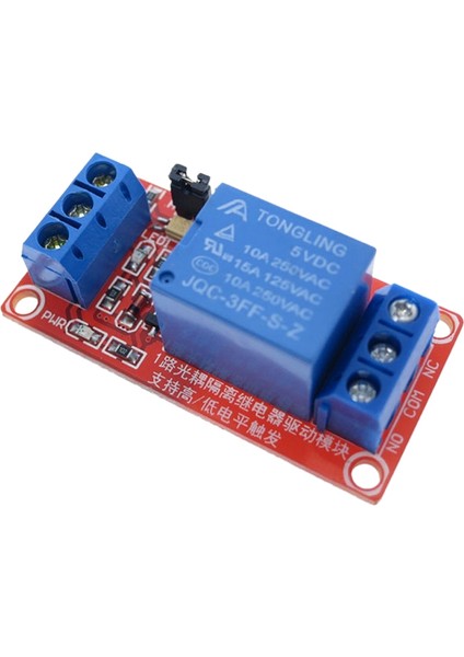 Arduino Için Optocoupler Destekli Bir 1 Kanal 5V Röle Modülü Kart Kalkanı Yüksek ve Düşük Seviye Tetikleyici (Yurt Dışından)
