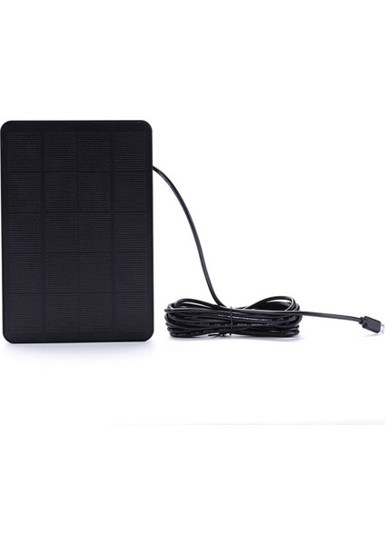 Ev Güvenlik Kamerası Için Su Geçirmez 10W Güneş Paneli Şarj Cihazı Güneş Pilleri Şarj Kablosu ile Güçlendirilmiş Şarj Cihazı, Siyah (Yurt Dışından) modelleri