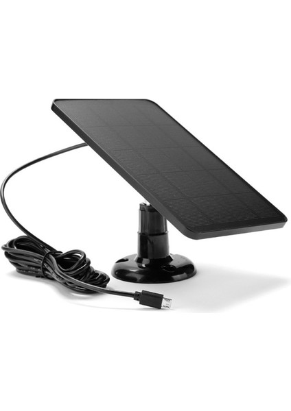 Ev Güvenlik Kamerası Için Su Geçirmez 10W Güneş Paneli Şarj Cihazı Güneş Pilleri Şarj Kablosu ile Güçlendirilmiş Şarj Cihazı, Siyah (Yurt Dışından) fırsatları