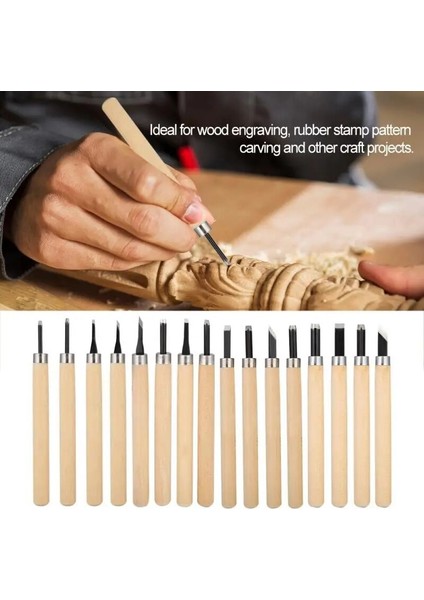 No.3 Tarzı Ack Ahşap Dıy Oyma Keski Bıçak Seti Ağaç Işleme Bıçağı Manuel Kalemtıraş Lastik Damga Bıçaklar Gravür Oyma El Aracı (Yurt Dışından)
