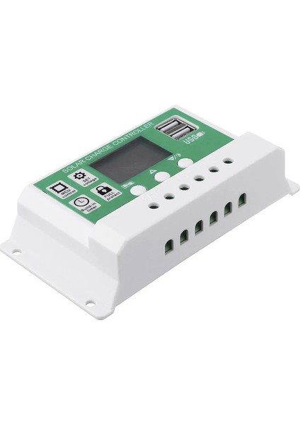 10A 12V/24V Güneş Şarj Kontrol Cihazı Pwm Akü Şarj Cihazı Kurşun Asit Akü Li-Ion Lityum Aküler Için Pv Regülatörü (Yurt Dışından)