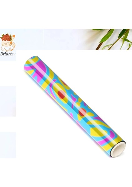 Mor Tarzı Briartw 3 M x 1 Rulo Renkli Graffiti Isı Aktif Folyo Sıcak Folyo Ruloları Sıcak Damgalama Folyo Kağıdı Holografik Isı Transferi (Yurt Dışından)