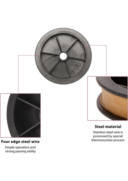 Dört Taraflı Çelik Tel Ön Cam Halat Temizleme Araba Cam Temizleme Aracı Ön Cam Dokunarak Özel Çelik Tel Halat (Yurt Dışından) fırsatları