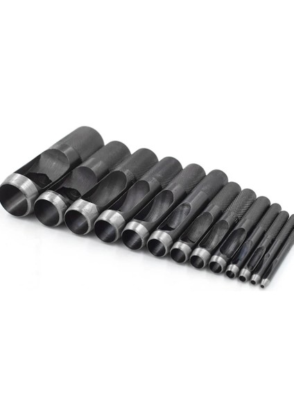 8mm Tarzı Etal Yüksek Karbonlu Çelik Yuvarlak Delik Delici Kuşgözü Aleti.dıy El Yapımı Kemer Deri Yumruk Kesme Dikiş Zanaat Yamaları. (Yurt Dışından) indirimleri
