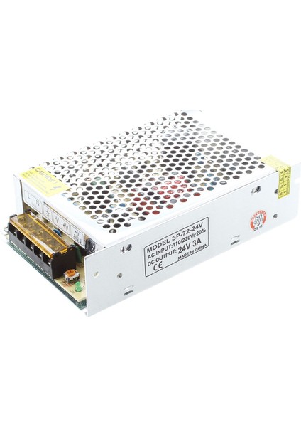 Ac 110/220V 24VDC 3A 72W Güç Kaynağı Trafosu LED Esnek Şerit Lamba Için (Yurt Dışından)