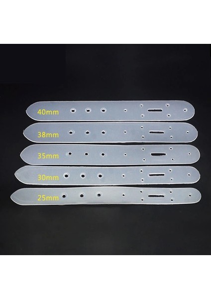 Beyaz Stil Et Dıy Plastik Kemer Tokası Kafa Sonu Yönlü Delme Şablonu Deri El Sanatları Şablon Kemer Konumlandırma Delme Aracı (Yurt Dışından) fiyatları