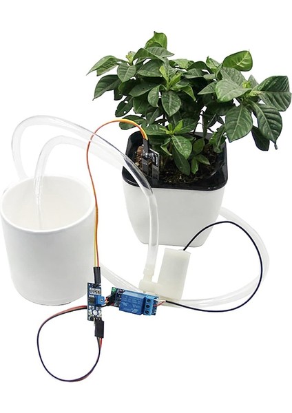 Toprak Nem Sensörü Kiti Otomatik Sulama Sistemi Yöneticisi Arduino Dıy Kiti Için Mini Su Pompası ile EK1915 (Yurt Dışından) fiyatları