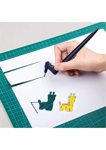 Pembe Tarzı Dıy Sanat Zanaat Kesme Aleti Dönen Bıçak Kağıt Kesici 3 Bıçak Değiştirin Zanaat Kesme Bıçağı Aşınmaya Dayanıklı Sanat Kesme Aleti (Yurt Dışından) fiyatları