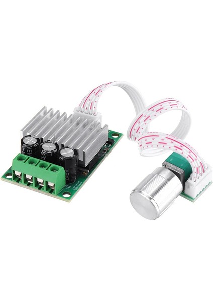 Dc 12V - 24V 10A Yüksek Güçlü Pwm Dc Motor Hız Kontrol Cihazı Hız Sıcaklığını ve Karartmayı Düzenler (A) (Yurt Dışından)