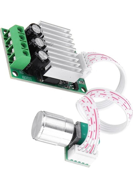 Dc 12V - 24V 10A Yüksek Güçlü Pwm Dc Motor Hız Kontrol Cihazı Hız Sıcaklığını ve Karartmayı Düzenler (A) (Yurt Dışından)