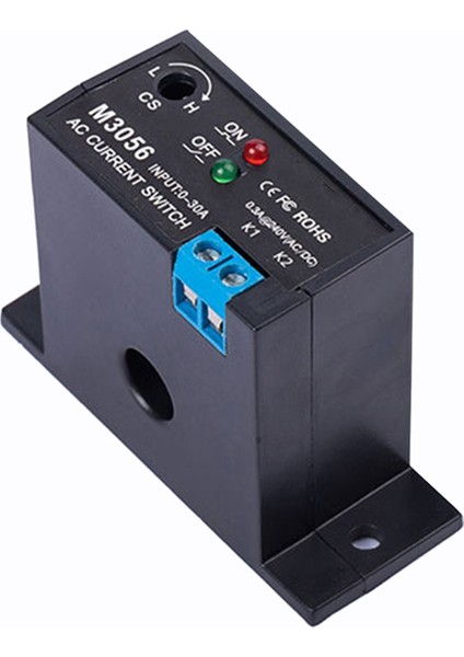 Akım Algılama Anahtarı Indüksiyon Rölesi Ac Bağlantı Cihazı Plc Sinyali Limit Üzeri Kapalı Ac 0.2-30A (Nc M3056) (Yurt Dışından)