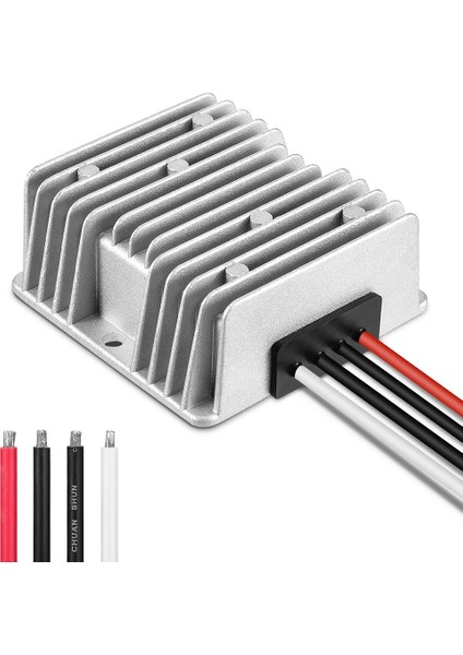 Dc/dc Dönüştürücü Regülatör 24V Adım Aşağı 12V 20A 240W Golf Arabası Düşük Voltaj Redüktör Buck Transformatör Su Geçirmez (Yurt Dışından)