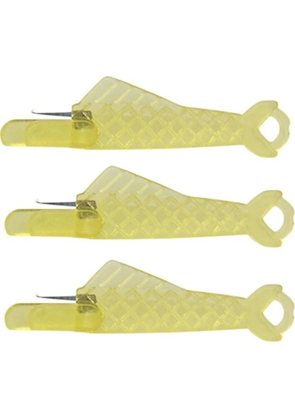 3pcsarı Tarzı Pcsmini Dikiş Makinesi Iğne Geçirici Kanca Ile Plastik Dikiş Ekleme Aracı Yaşlı Hızlı Otomatik Değiştirici Zanaat (Yurt Dışından)