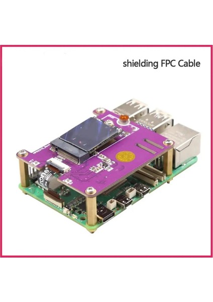 Mcuzone 16PIN 0,5 mm Aralıklı Fpc Ekranlı Kablo, Raspberry Pi 5 Için, Ekranlama ve Pcıe Diferansiyel Çift Empedans Kontrolü ile (Yurt Dışından)