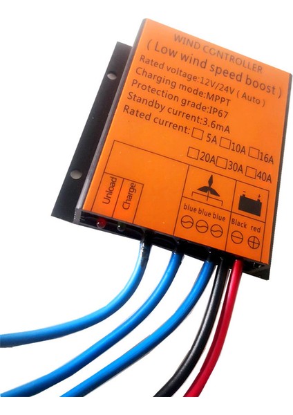 400W Voltaj Arttırma Rüzgar Kontrol Cihazı 12V 24V Mppt Doğrultucu Rüzgar Şarj Kontrol Cihazı Türbin Jeneratörü Için Düşük Rüzgar Hızı (Yurt Dışından)