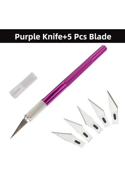 L Tarzı Metal Neşter Bıçak Araçları Kiti Kaymaz Bıçaklar Dıy Sanat Oyma Kesme Bıçağı Kağıt Kesici Zanaat Dikiş Saraciye Kesme Aletleri (Yurt Dışından)