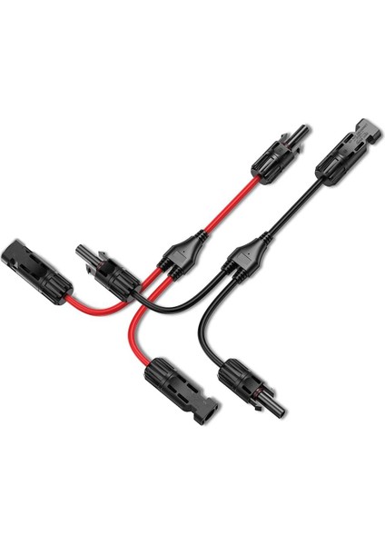 Güneş Y Şube Kablo Konnektörleri, Güneş Paneli Için Çift Güneş Kablosu Paralel Adaptörü, Kablo Tel Fiş Aracı Kiti (Yurt Dışından)