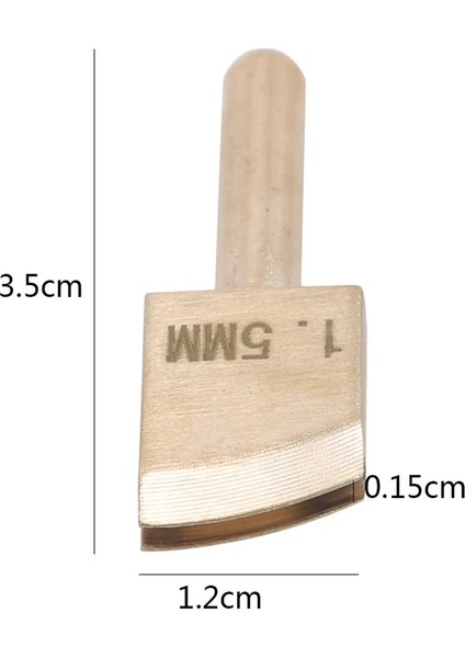 1,5 mm Tarzı Basınç Hattı Bakır Kafa Deri El Sanatları Araçları Elektrikli Edger Deri Kenar Bantlama Cihazı Bakır Kafa Fiş Demir El Yapımı Aletler (Yurt Dışından)