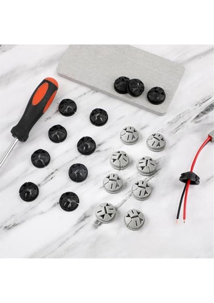 100 Adet Push-In Kablo Konnektörleri, 3/8 Inç Push-In Konnektör Düğmesi Romex 1/2 Inç Knockout'lar Için Push-In Nm Kablo Kelepçeleri (Yurt Dışından) fiyatları