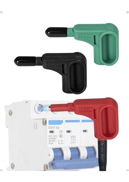 Multimetre Manyetik Kafa 4mm Muz Fişi Lehimsiz Hızlı Mıknatıs Prob Terminali Multimetre Aksesuarları Yeşil (Yurt Dışından) fırsatları