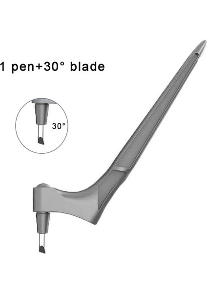 Gri-Set1 Tarzı Zanaat Kesme Aleti Dönen Bıçak Kağıt Kesici 3 Oyma Bıçağı Bıçakları Kesme Kalem Dıy Sanat Aşınmaya Dayanıklı Sanat Kesme Aletleri (Yurt Dışından)