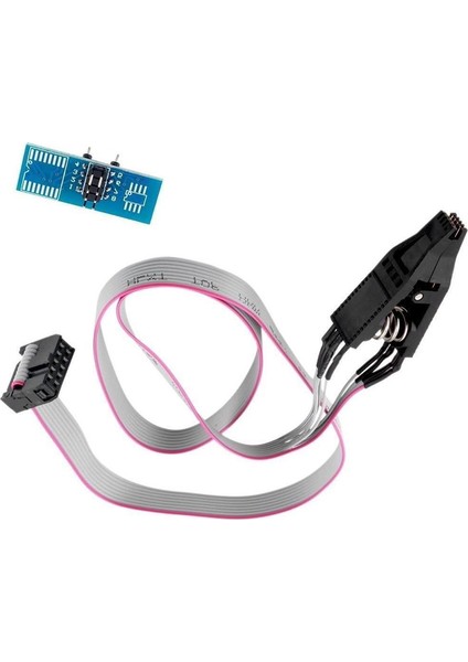 Soıc8 Sop8 Flaş Çip Ic Test Klipleri Soket Adaptörü Programcı Bıos/24/25/93 (Yurt Dışından)