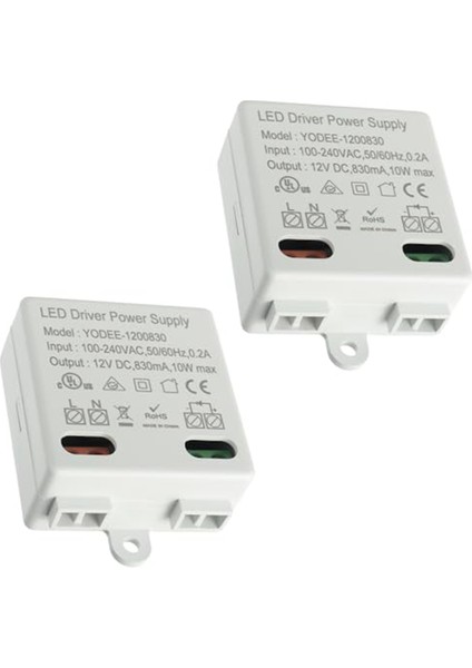12 V/dc 10W Mini LED Transformatör 12 V LED Işıklar ve Şeritler Için LED Transformatör Mini Minimum Yük Gereksinimi Yok (Yurt Dışından)